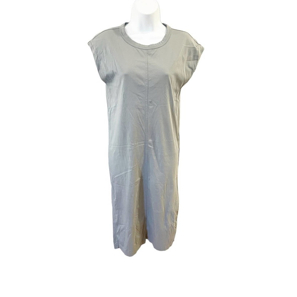 Everlane Sleeveless Cotton Slate Gray Dress Size Small